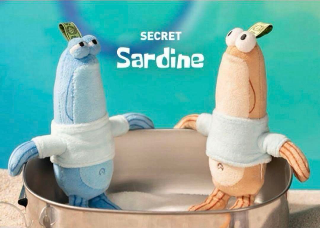 POPMARTポップマートスポンジボブ SARDINE シークレットsecret POPMARTポップマートスポンジボブ SARDINE シークレットsecret