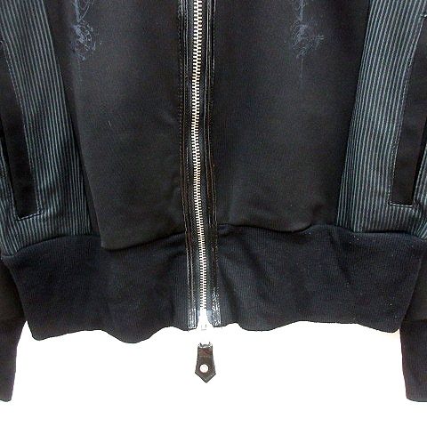 オッズ クローチェ Ozz croce パーカー ジップアップ 刺繍 切替