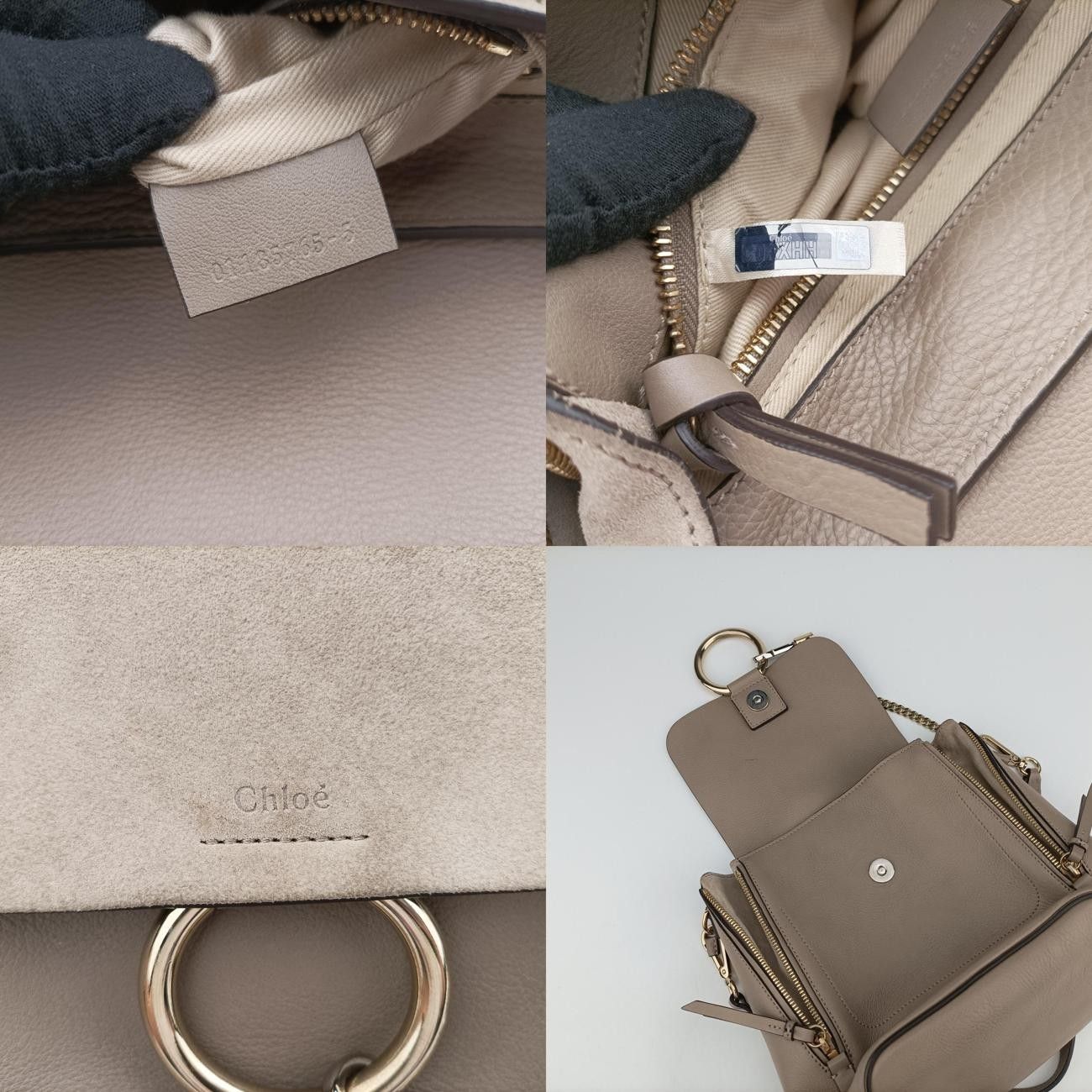 クロエChloeフェイ ミニグレースエード×レザー01185765-5