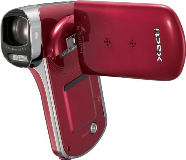 SANYO デジタルムービーカメラ Xacti CG100 レッド DMX-CG100(R