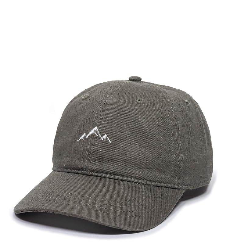 Outdoor Cap Mountain Dad Hat - 非構造ソフトコットンキャップ One Size グリーン 1