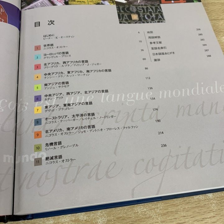 ビジュアル版 世界言語百科 現用・危機・絶滅言語1000 2010年10月　2刷 ビジュアル版 世界言語百科 現用・危機・絶滅言語1000 | ピーター・K