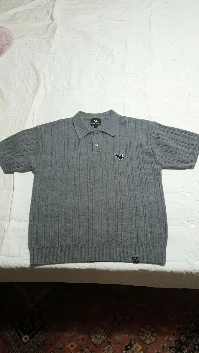 【雷市場（ポンジャン）商品韓国直送】 Mark Gonzales(マークゴンザレス) 半袖ニット 実寸 100 胸 55 雑穀 68