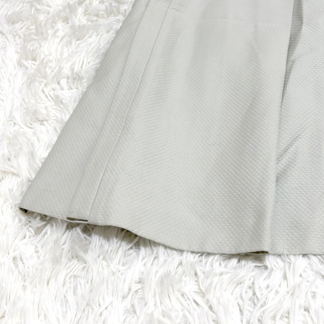 美品　Foxey フォクシー　フレアスカート　ボックスプリーツスカート　38 美品】FOXEY ボックスプリーツ フレア スカート 38 M ライト