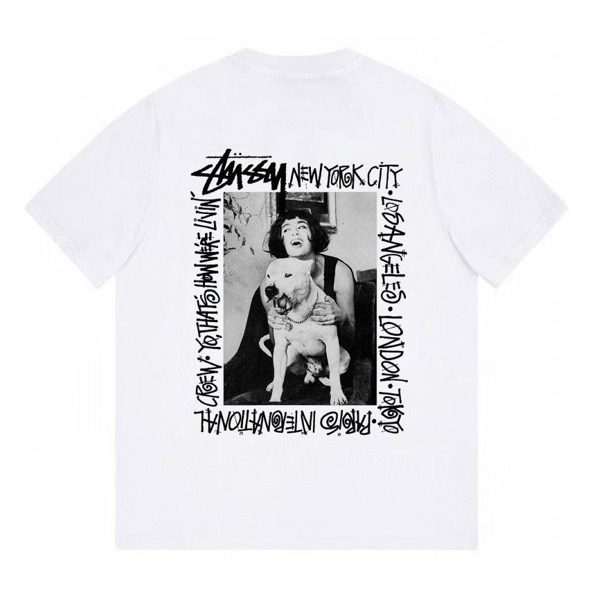 Stussy FW22 How We're livin'  Tシャツ  ステューシー  白