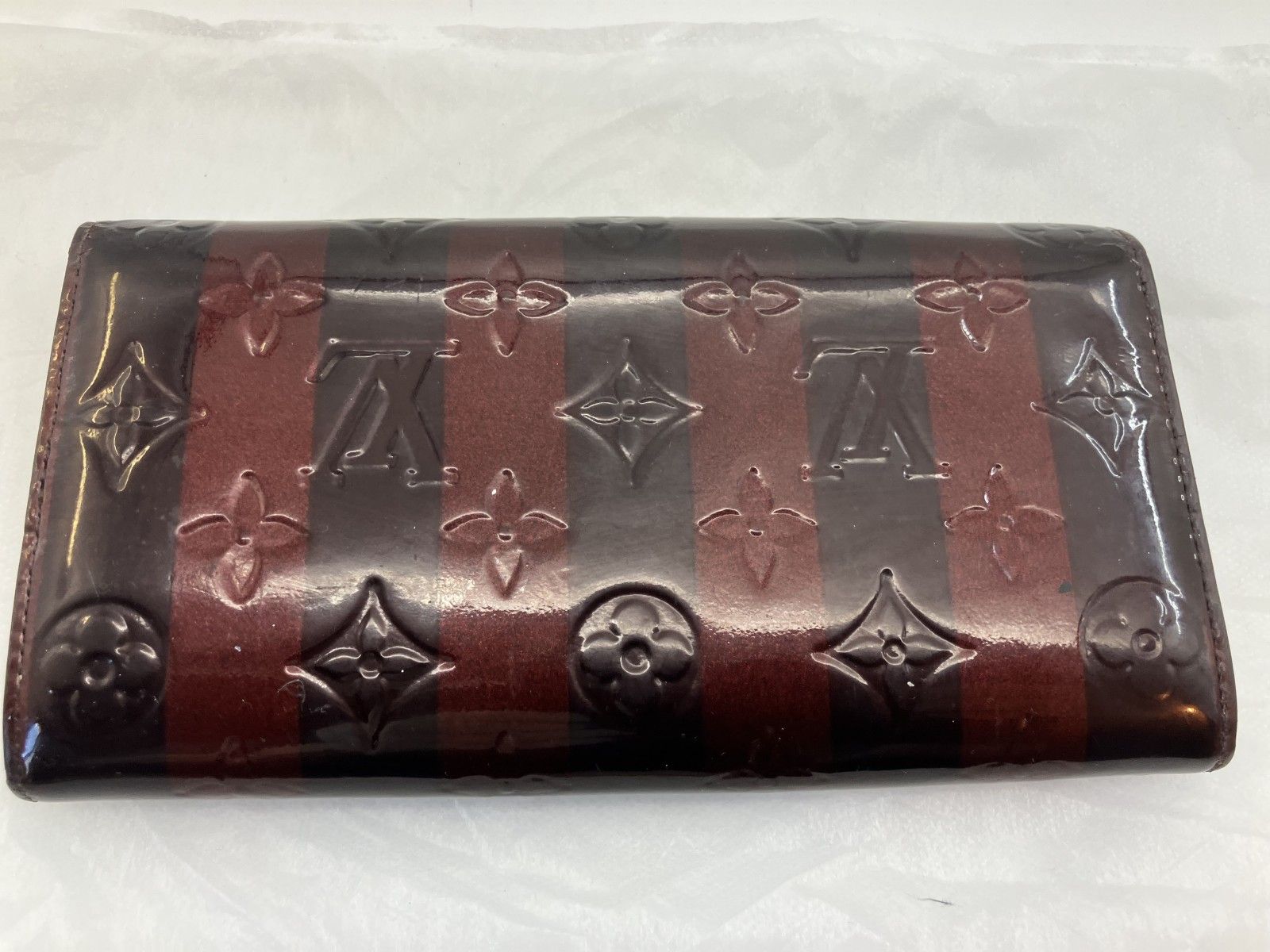 LOUIS VUITTON ヴェルニ ポルトフォイユ・サラ レイユール M91715 長財布 TS4171 箱付き 送料無料 LOUIS VUITTON ヴェルニ ポルトフォイユ・サラ レイユール M91715 長