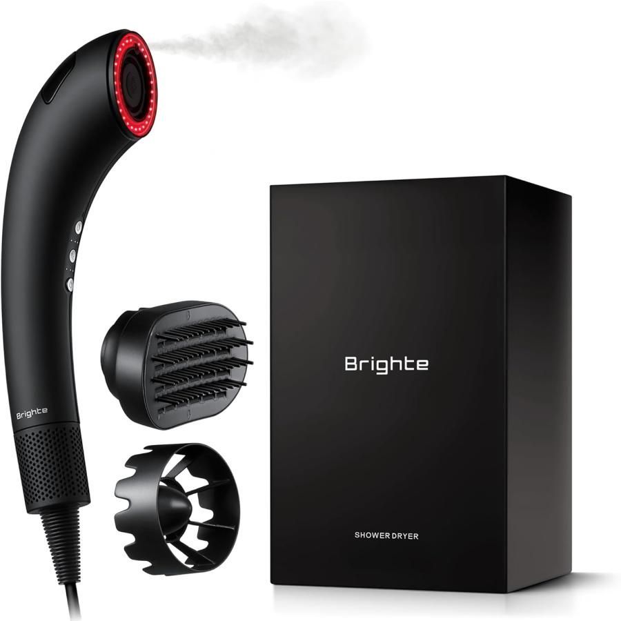 Brighte Shower Dryer ブラック　美品 Brighte SHOWER DRYER | 乾くのに乾かない次世代ドライヤー