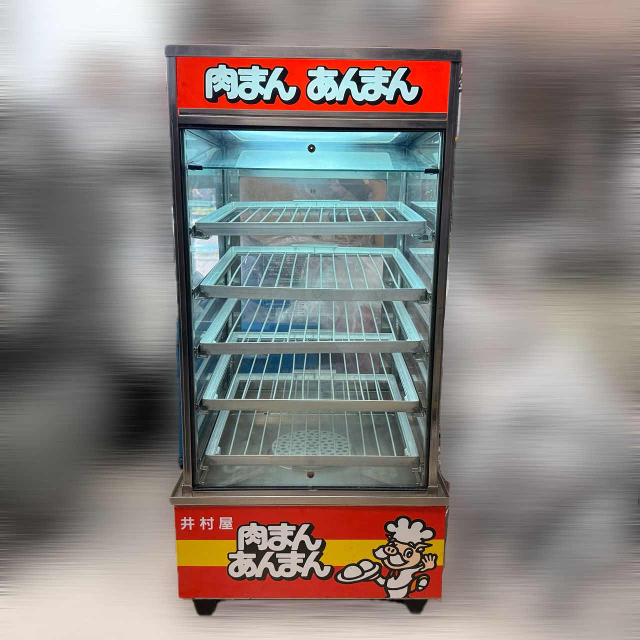 通電確認済み】吉田金属 井村屋 自動保温式中華まんじゅう蒸し器 5段