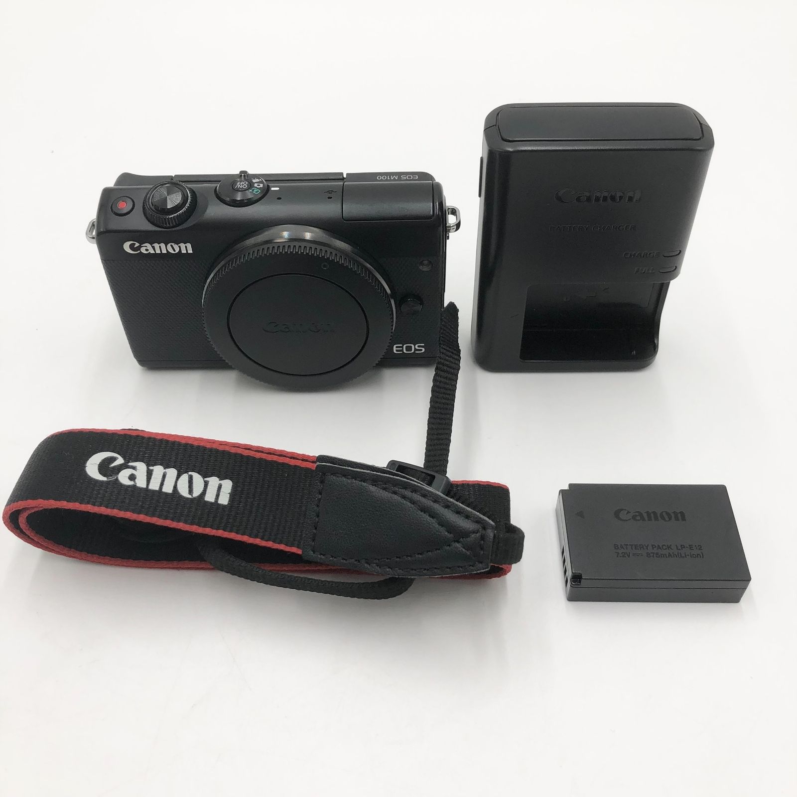 Canon EOS M100 ブラックミラーレスカメラ 本体とレンズセット