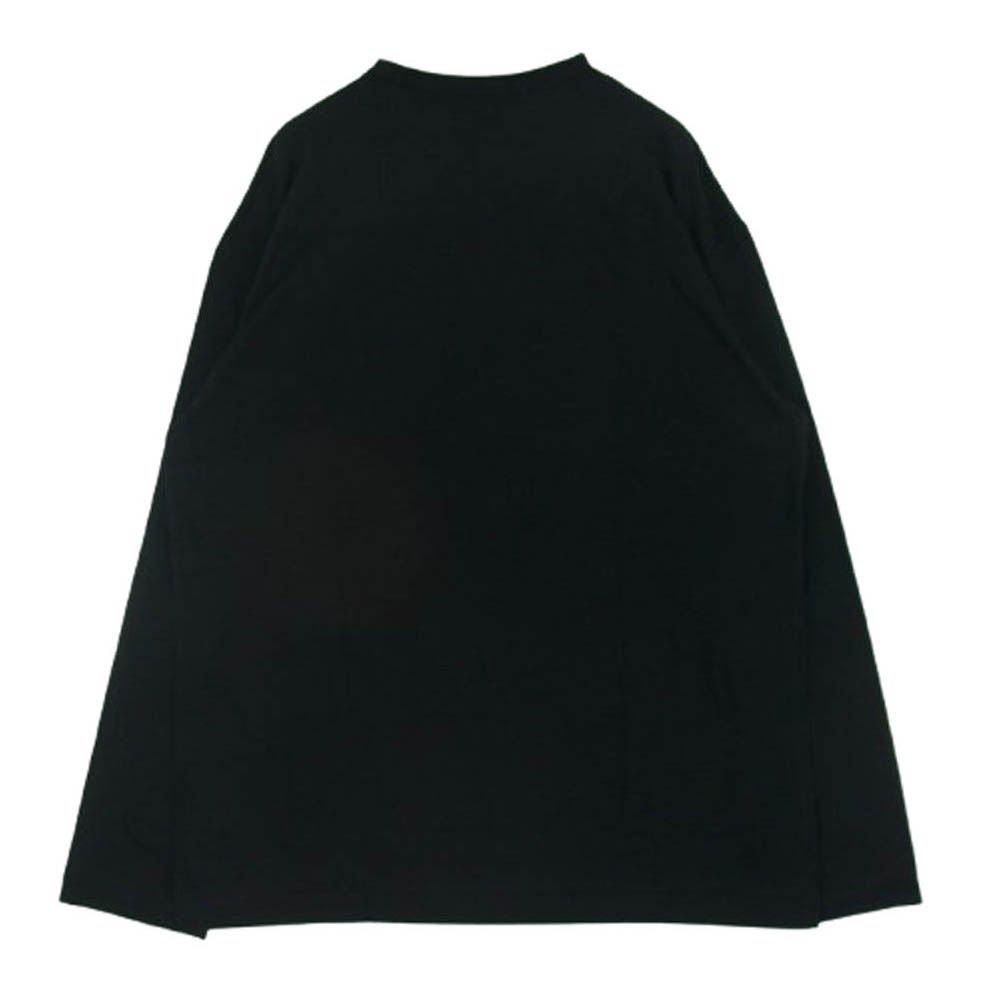 コムデギャルソン PLAY ブラック 長袖 Tシャツ PLAY COMME des GARCONS プレイコムデギャルソン AX-T118 2024年