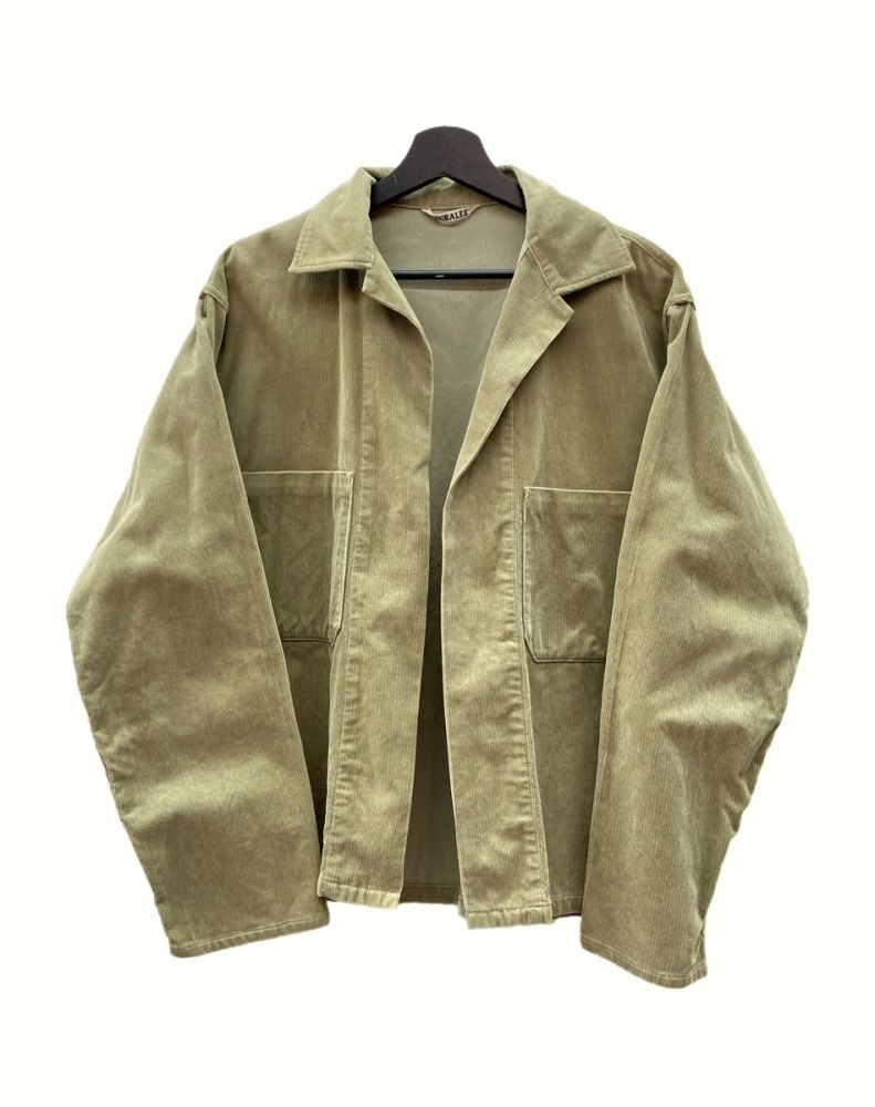 オーラリー AURALEE WASHED CORDUROY SHIRTS JACKET コーデュロイ