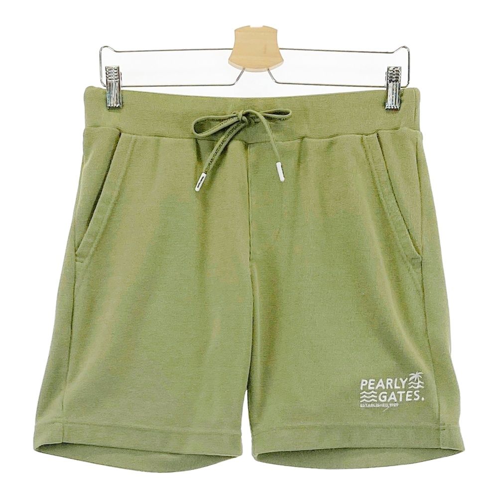 サイズ 4 PEARLY GATES パーリーゲイツ 2025年モデル ハーフパンツ グリーン系 240101534645 ゴルフウェア メンズ ストスト