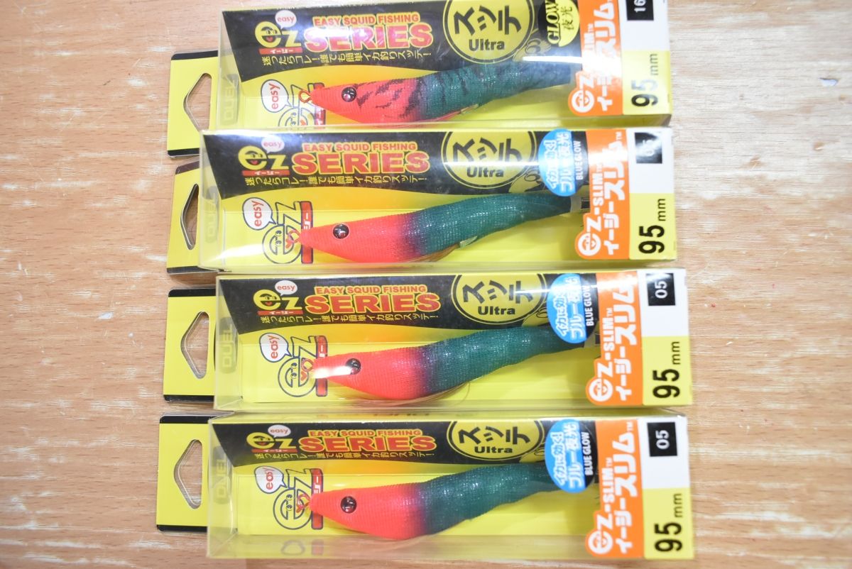 デュエル スッテ セット イージースリム ブルー夜光レッドグリーン 渓村レッドヘッド 夜光オレンジブラウン 夜光グリーン DUEL ez-SLIM