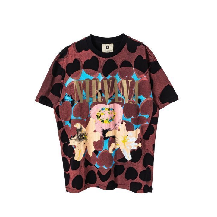 NIRVANA ニルヴァーナ Heart Shaped Box 総柄 tシャツ XL #44 - メルカリ