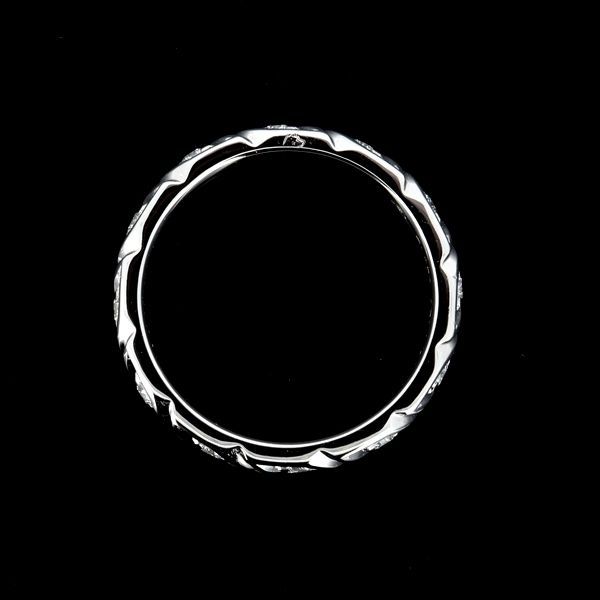 ショーメ トルサード フルエタニティ ダイヤモンド リング Pt950 12P ♯48 FORTGASGNV_COM_BR