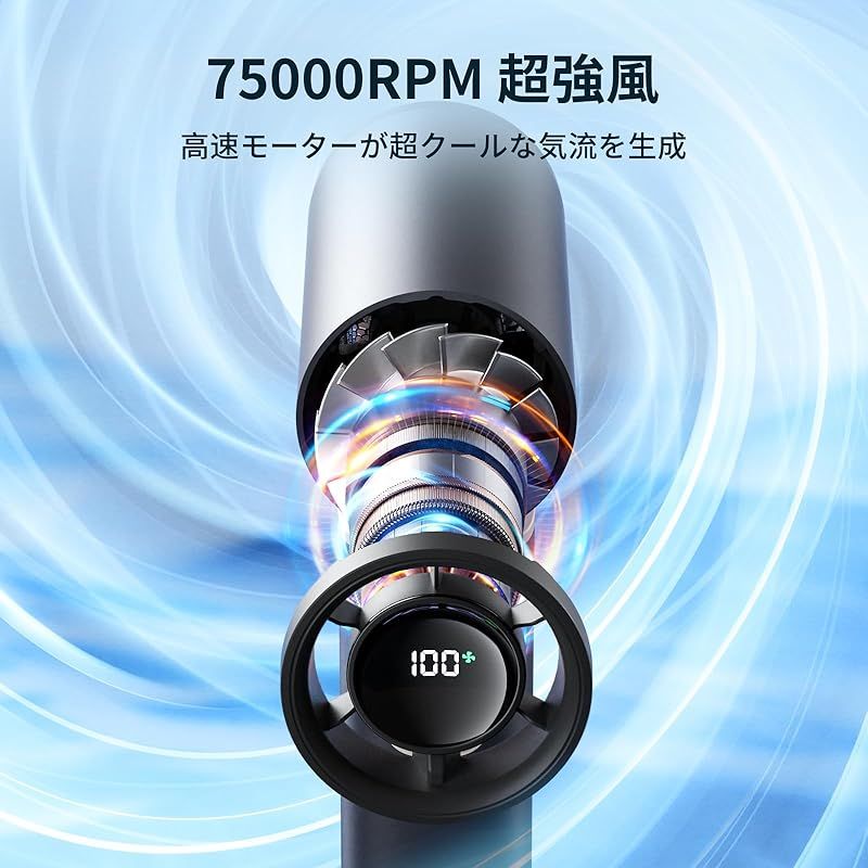1-100段階調節 75000RPM