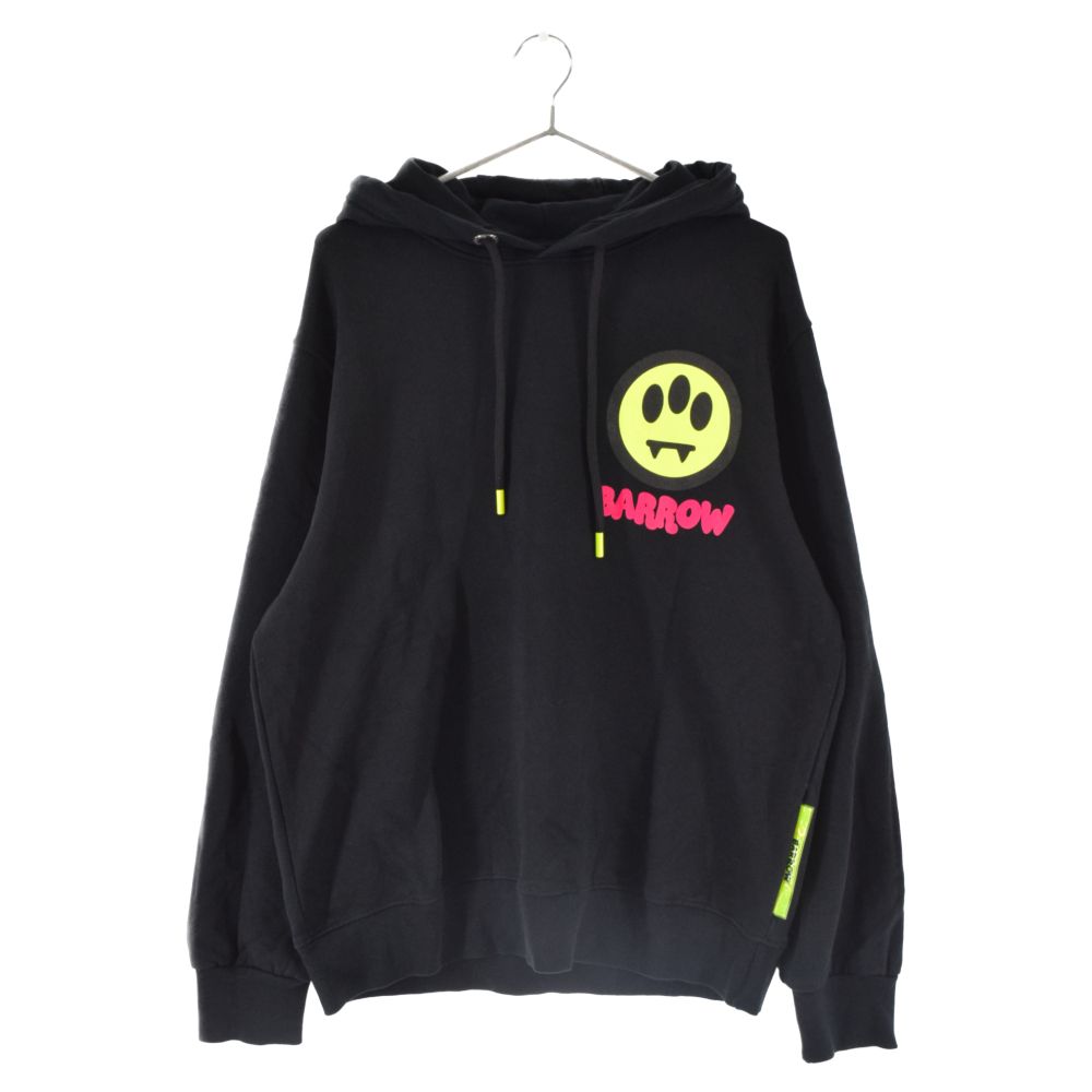 BARROW (バロウ) Logo Cotton Hoodie バックプリント ロゴ