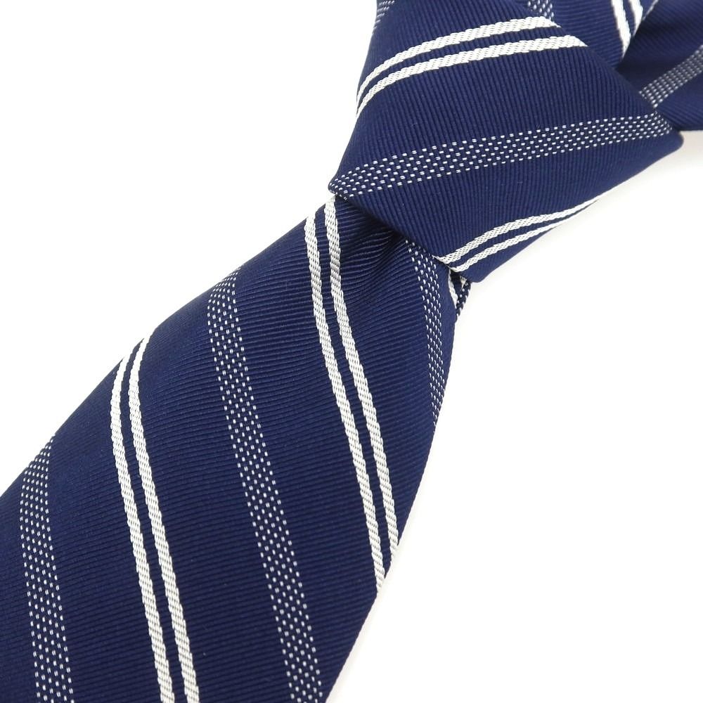 【未使用】Nicky ニッキー　ネクタイ　レジメンタル　タグ付き NICKY ニッキー<br>ネクタイ メンズ - 紺x白(総柄)<br>【中古