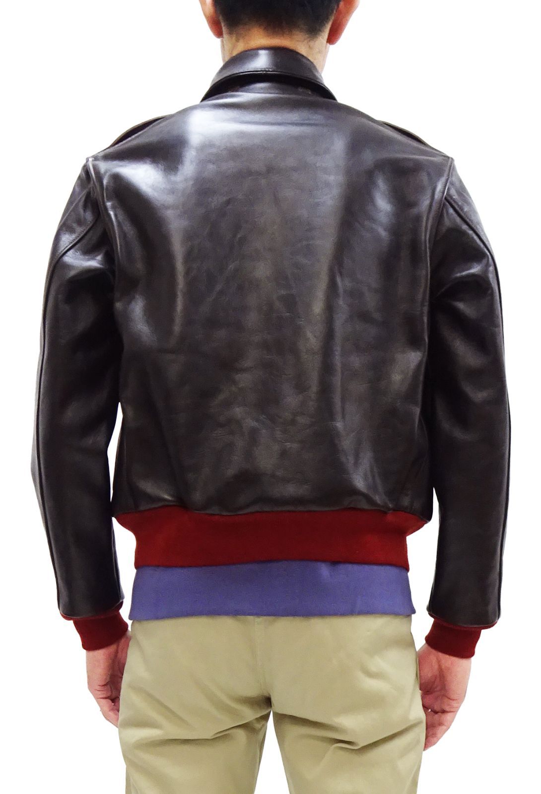 TOYS McCOY ホースハイド A-2レザージャケット シールブラウン 36 TOYS McCOY ホースハイド A-2レザージャケット シールブラウン