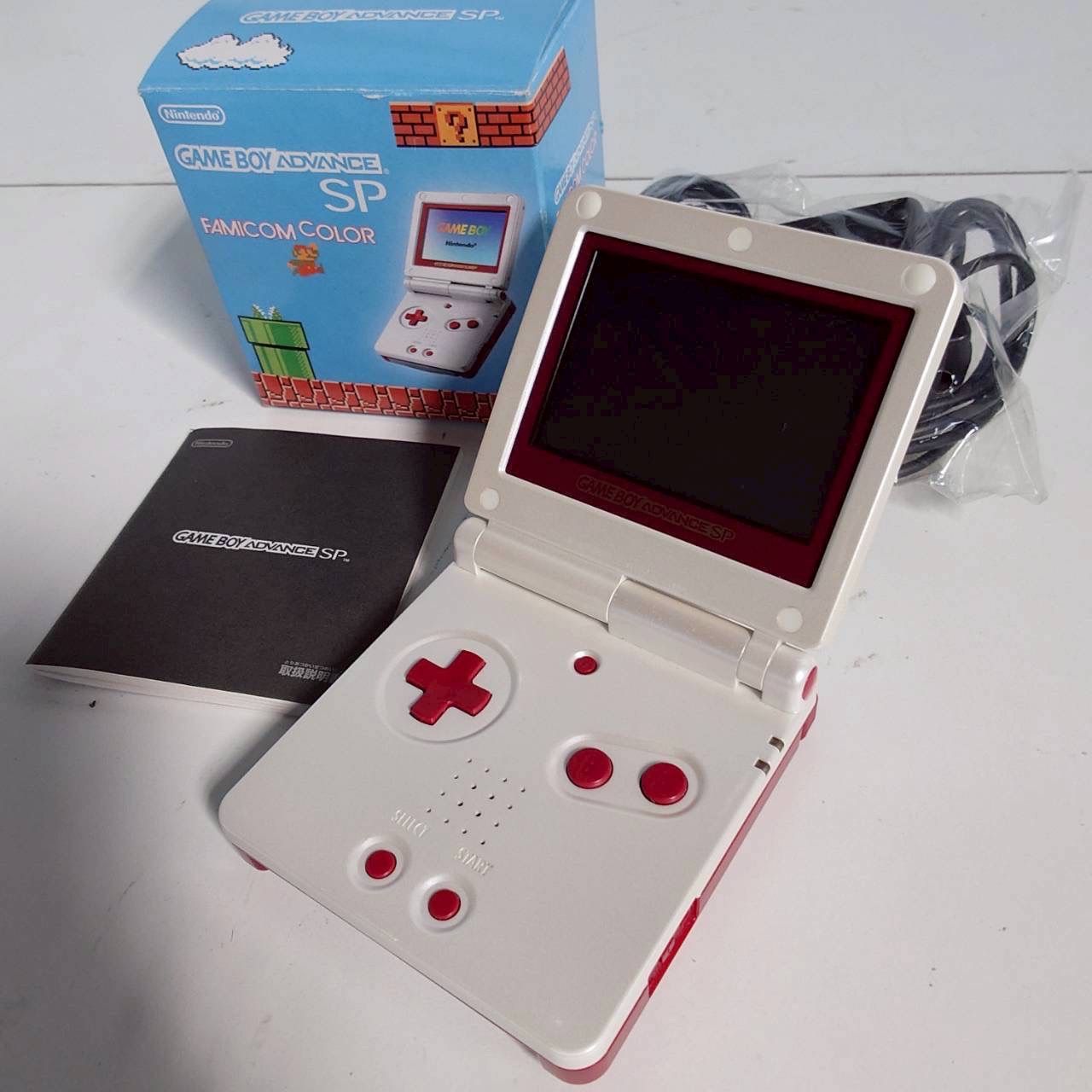 完品 ゲームボーイアドバンスSP 本体 ファミコンカラー Nintendo