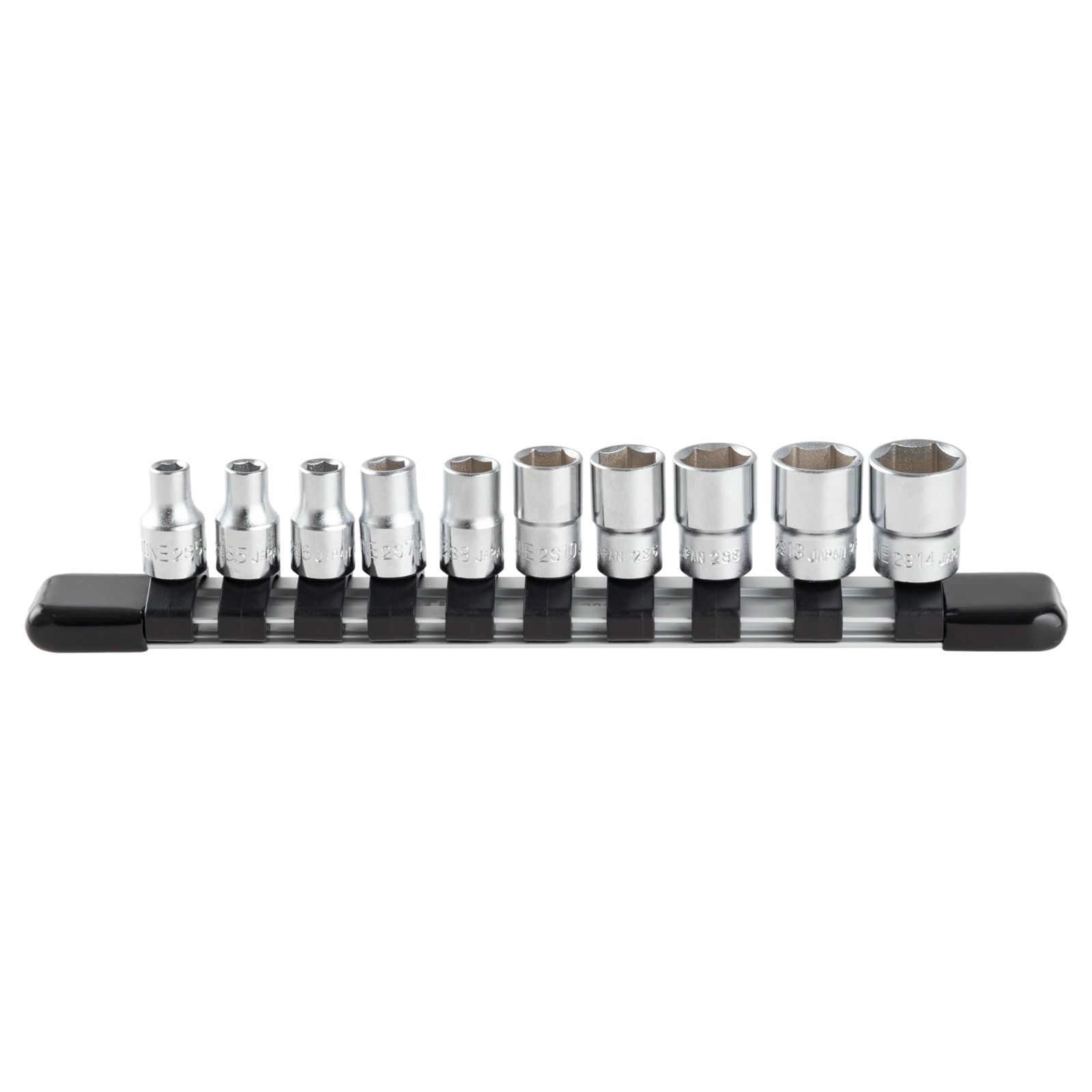 HS210 TONE ソケットセット(6角・ホルダー付) 10pcs : トネ ｜短納期 ソケットセット(6角・ホルダー付)10pcs TONE(トネ) 差 トネ(TONE) 通販 ソケットセット（6角・ホルダー付） 通販フォレスト TONE｜トネ 他