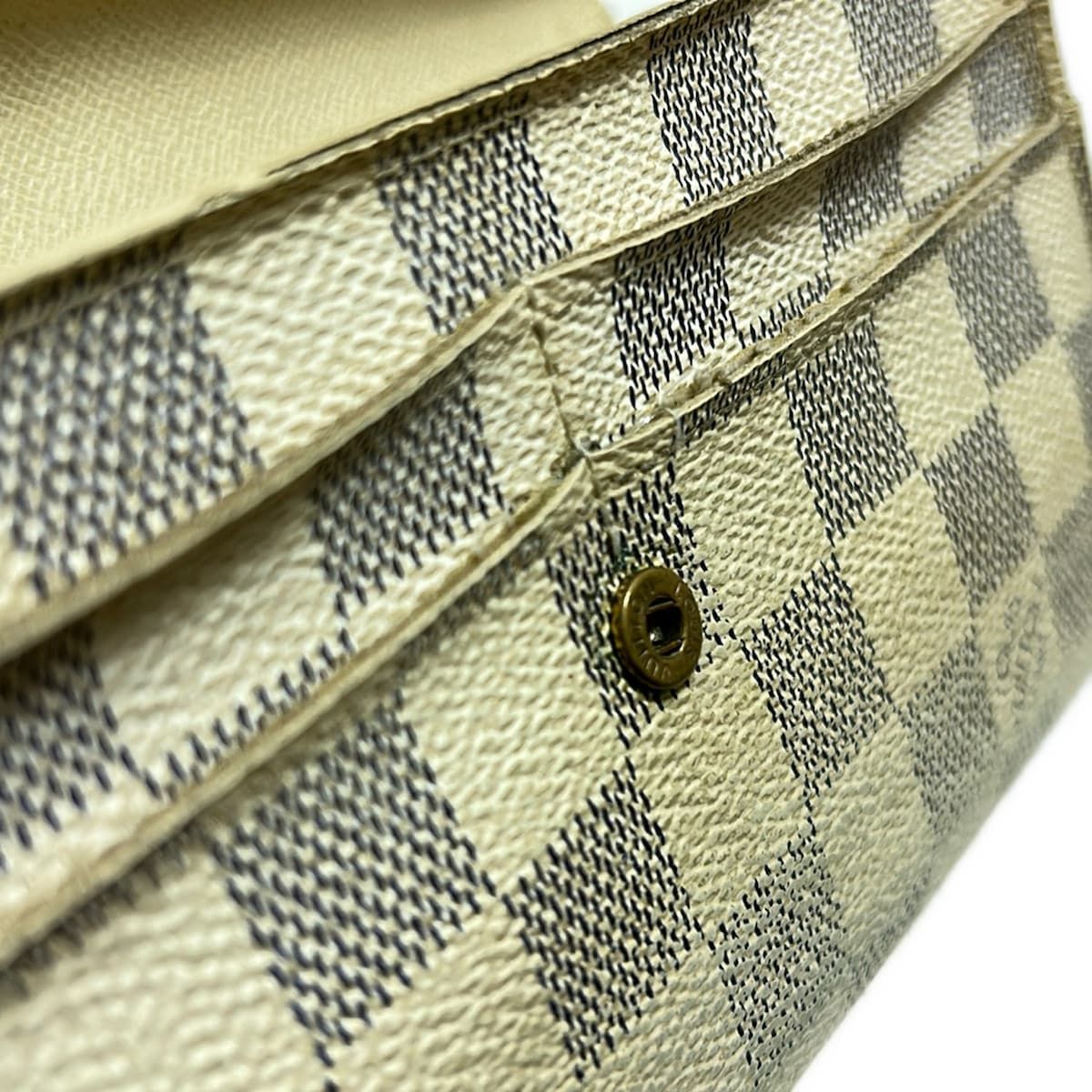 Louis Vuitton ジッピーウォレットダミエ 長財布訳あり