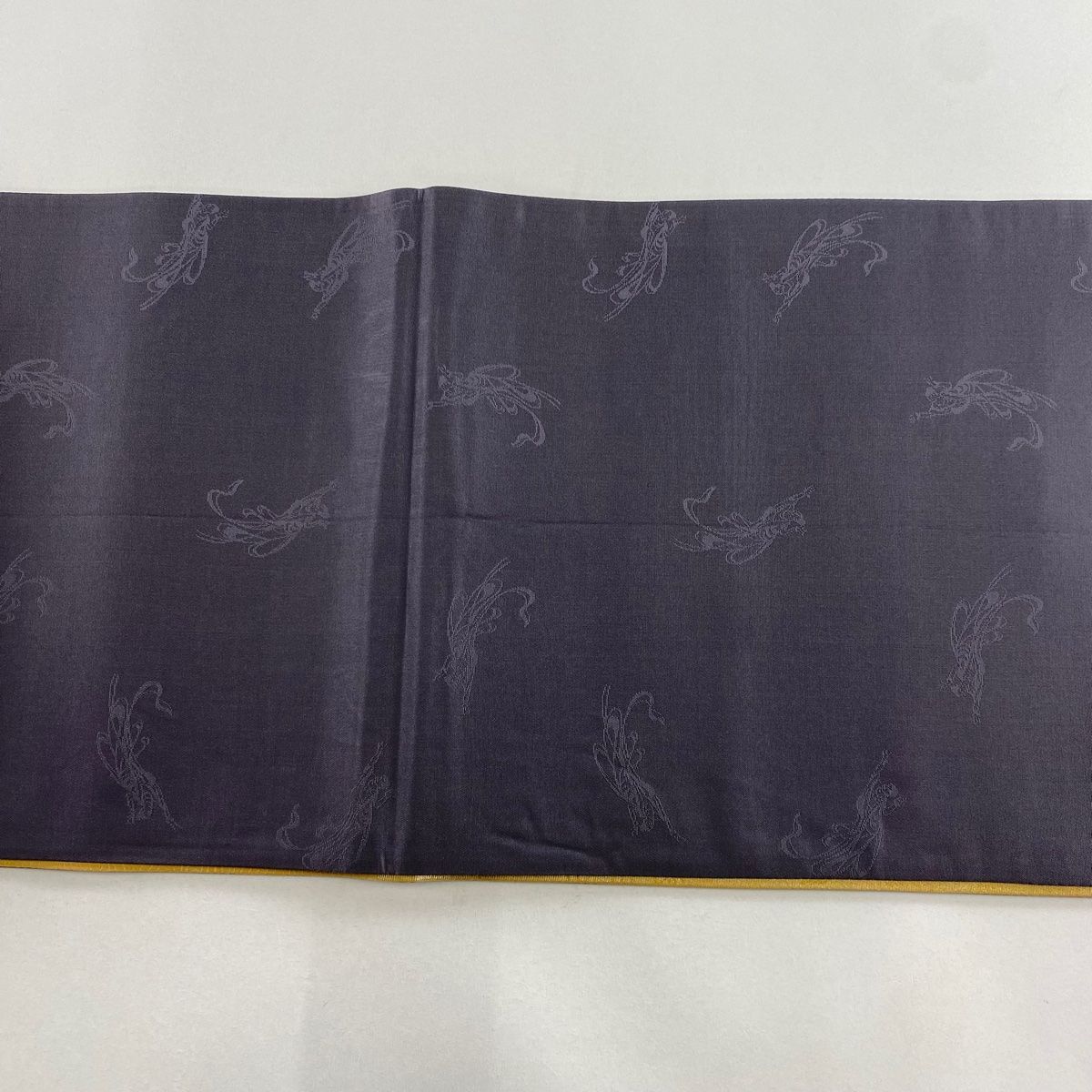 袋帯 美品 名品 華文 熨斗 金糸 箔 金色 六通 正絹 【中古
