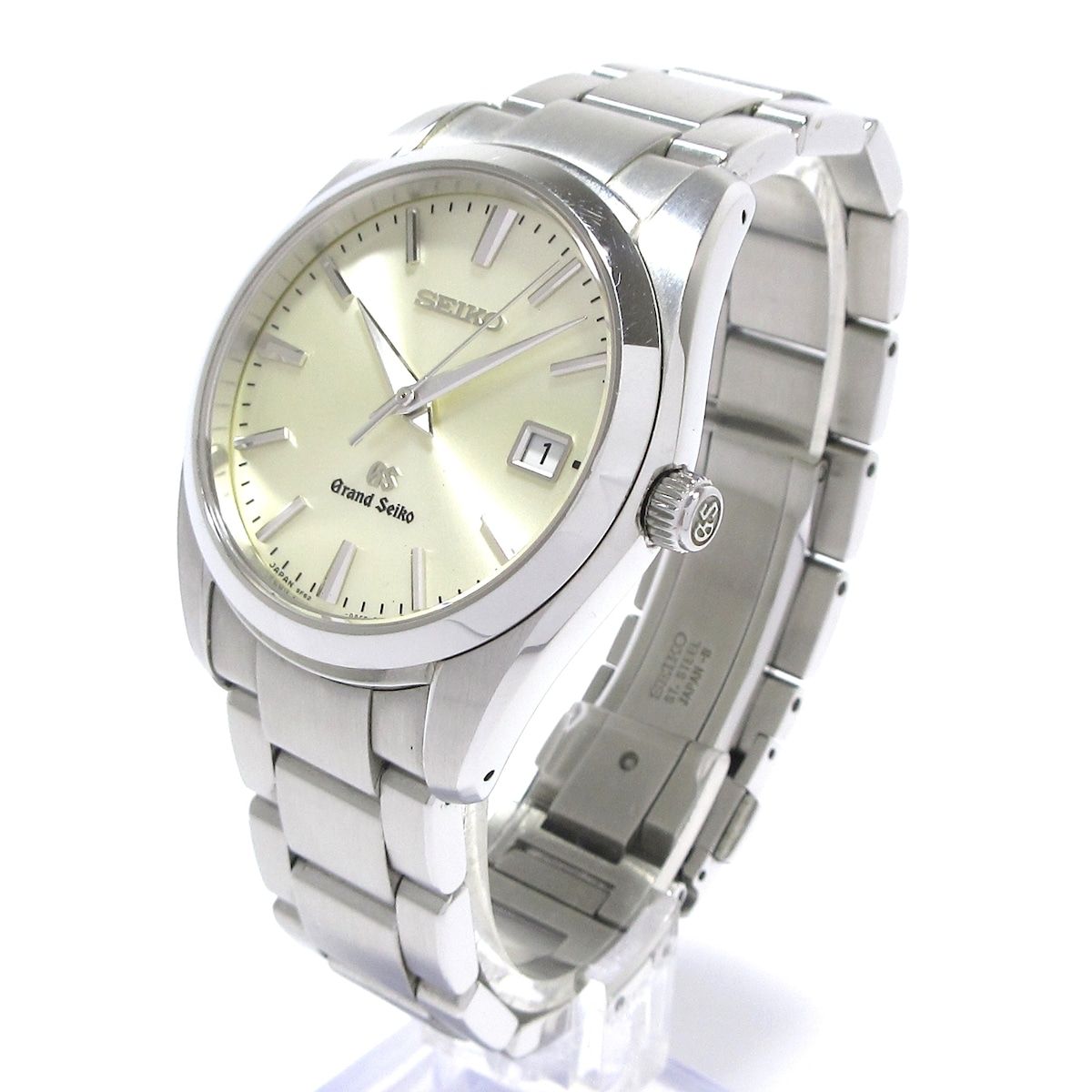 GrandSeiko グランドセイコー 腕時計 ヘリテージ コレクション 9F62-0AB0 メンズ SS|ネーム刻印あり シルバー