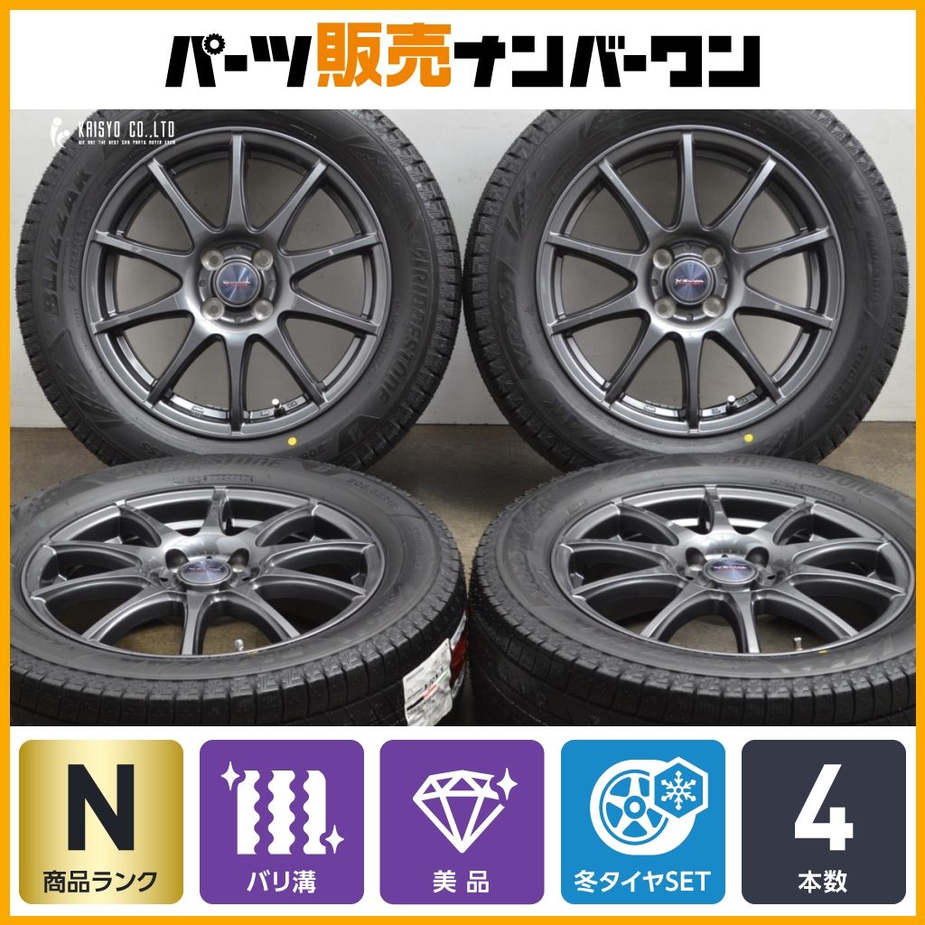 未使用品 2023年製】Weds VELVA 16in 6J +40 PCD100 ブリヂストン 