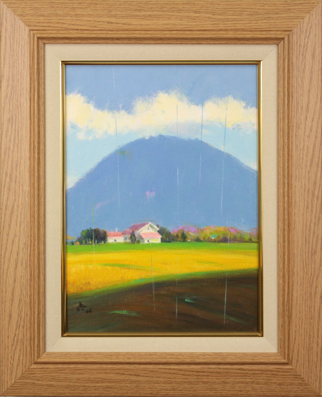 酒井嘉也『夏の雨』油彩画【真作保証】 絵画 | www.nov-ita.fr