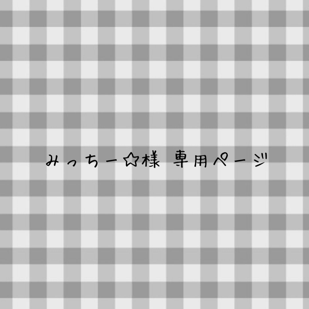 専用ページ ♡みっちー♡様 みっちー☆様 専用ページ - メルカリ