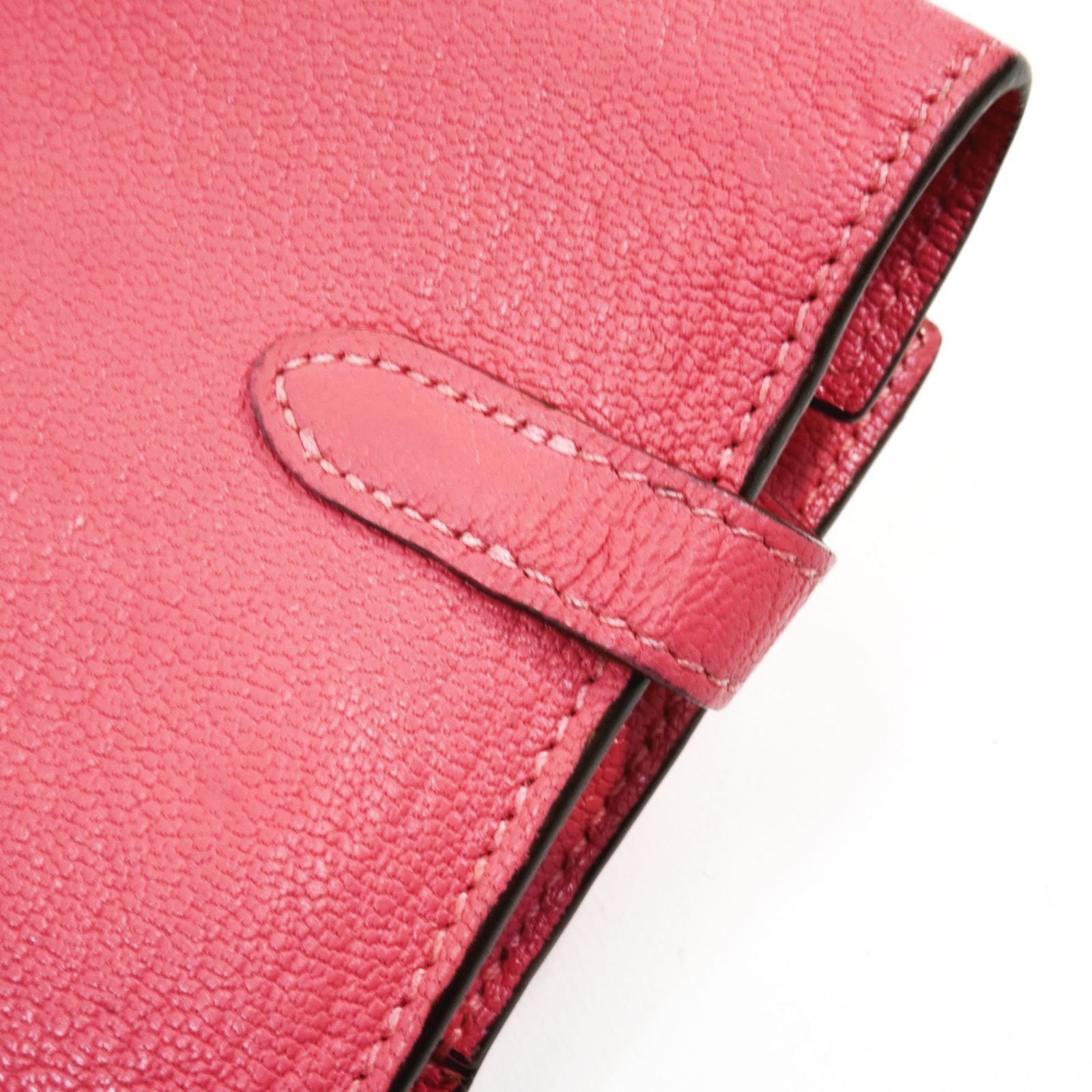 HERMES エルメス ケリーウォレットミディアム シェーブル ローズリップ 