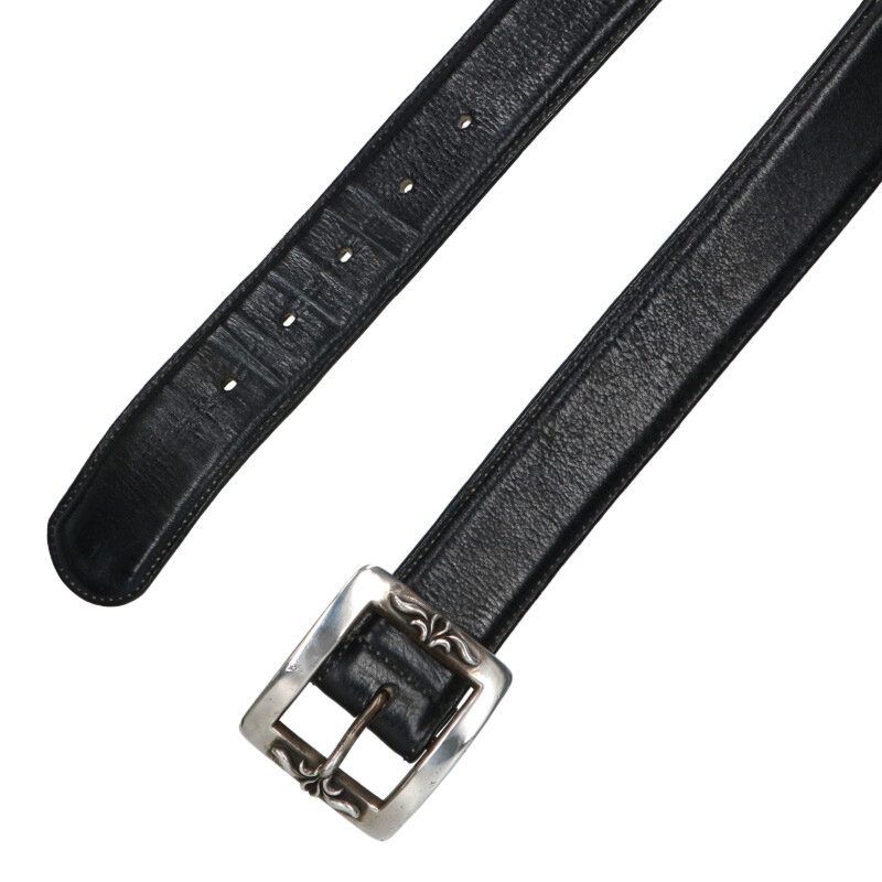 クロムハーツ サイズ:30  BLT FILIGREE OTJ フィリグリーOTJバックル レザーベルト 中古 SJ02 クロムハーツ BLT FILIGREE OTJ/フィリグリーOTJバックル レザーベルト
