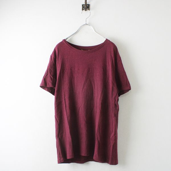 ドゥーズィエムクラス　コットンカラフルTシャツ★ボルドー DEUXIEME CLASSE - ドゥーズィエムクラス コットンカラフルTシャツ