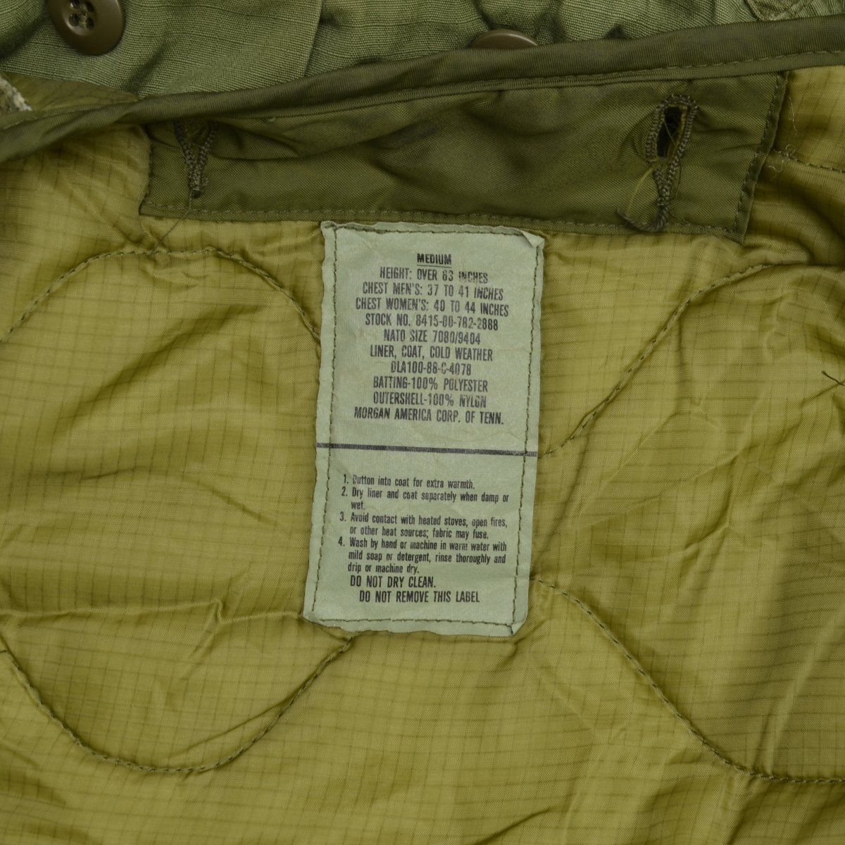USARMY】70s〜 DEFENSE PERSONNEL SUPPORT CENTER製 M-65 M65 3rd