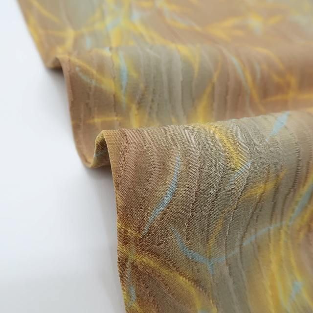 踊る色彩”ロング丈道行コート