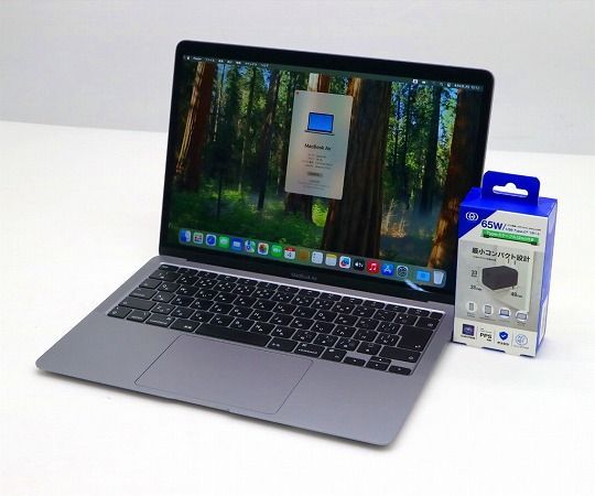 Macbook air M1 13インチ 16GB/ 256GB スペースグレイ 13インチMacBook Air [整備済製品] 8コアCPUと10コアGPUを搭載