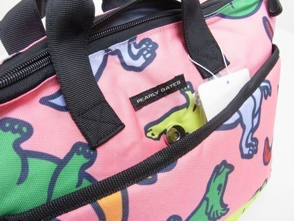 パーリーゲイツ☆恐竜ダイナソーパターンバックパック☆ピンク桃