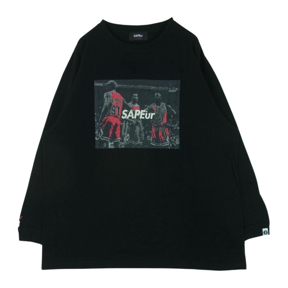 サプール SAPEur BIG3 LS TEE ビッグ3 長袖 Tシャツ ロンT カットソー コットン ベトナム製 ブラック系 XXL【中古】 -  メルカリ