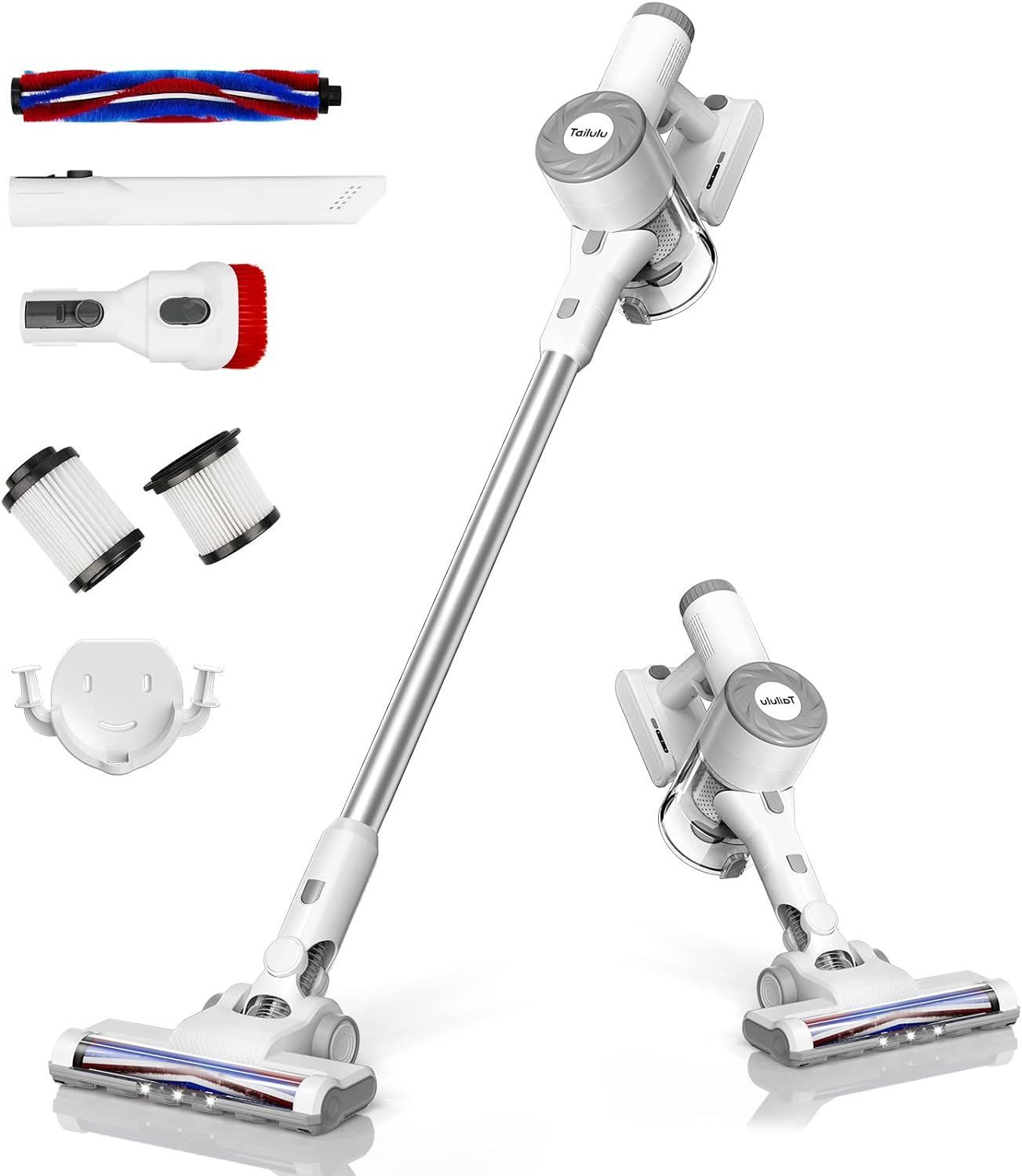 掃除機 コードレス【30000pa強力吸引&軽さ&低騒音】コードレス