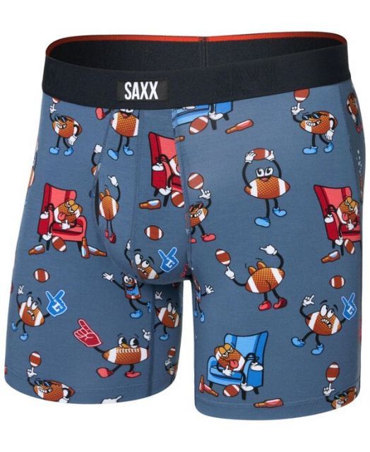 送料無料 サックス メンズ ボクサーパンツ アンダーウェア Men s Vibe Xtra Slim-Fit Printed Boxer Briefs Game Day-twilight