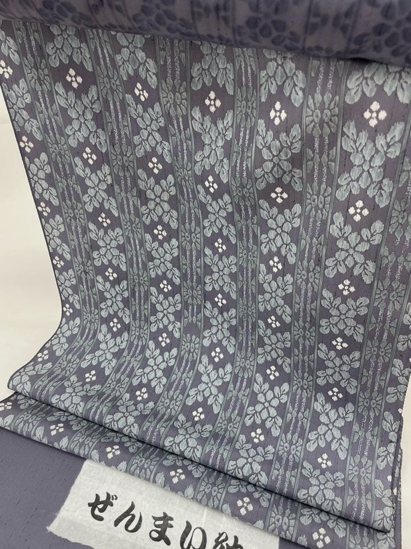 ぜんまい紬 染紬 正絹 反物 - メルカリ