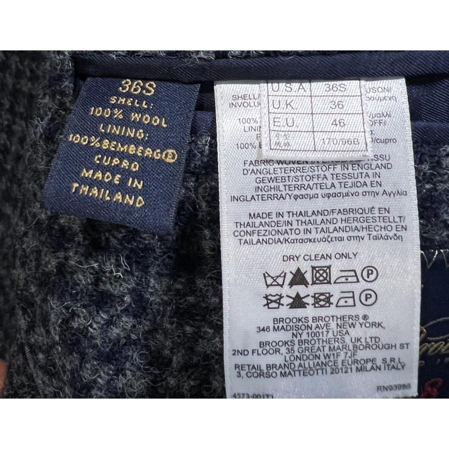 美品 ブルックスブラザーズ 1818 MILANO ハリスツイード テーラード