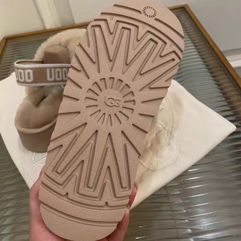 UGG SCUFFITA アグ スカッフィータ スライド サンダル 厚底ブラウン