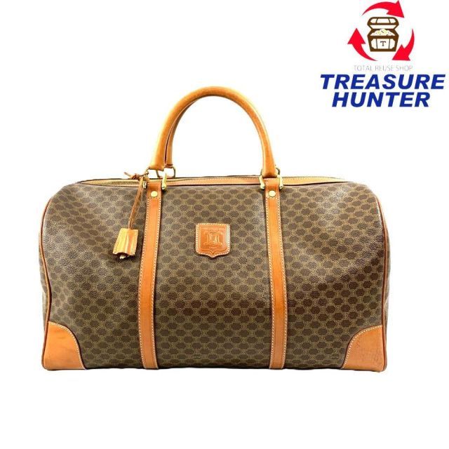 CELINE ブラウンレザー(PVC)ボストンバッグ 【公式通販】