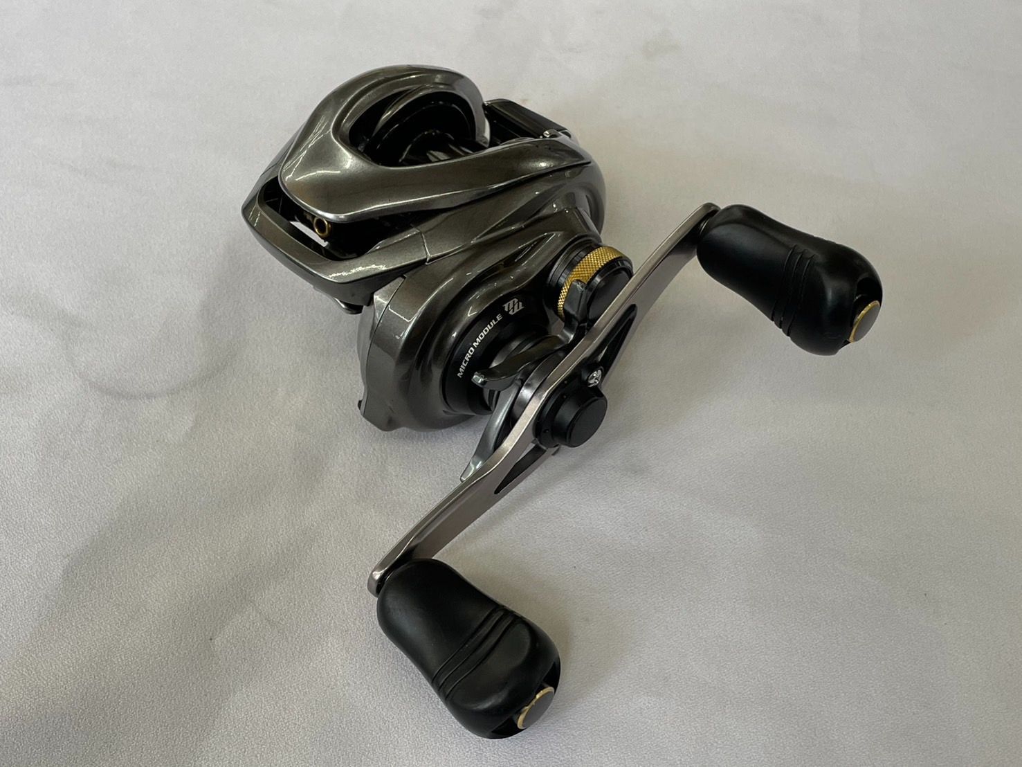 IXA、80mmカーボンハンドル、ハンドルファスナー、シャンパンゴールド、KTF KTF IXA カーボンハンドル & ハンドルファスナーダイワ/アブ用ゴールド