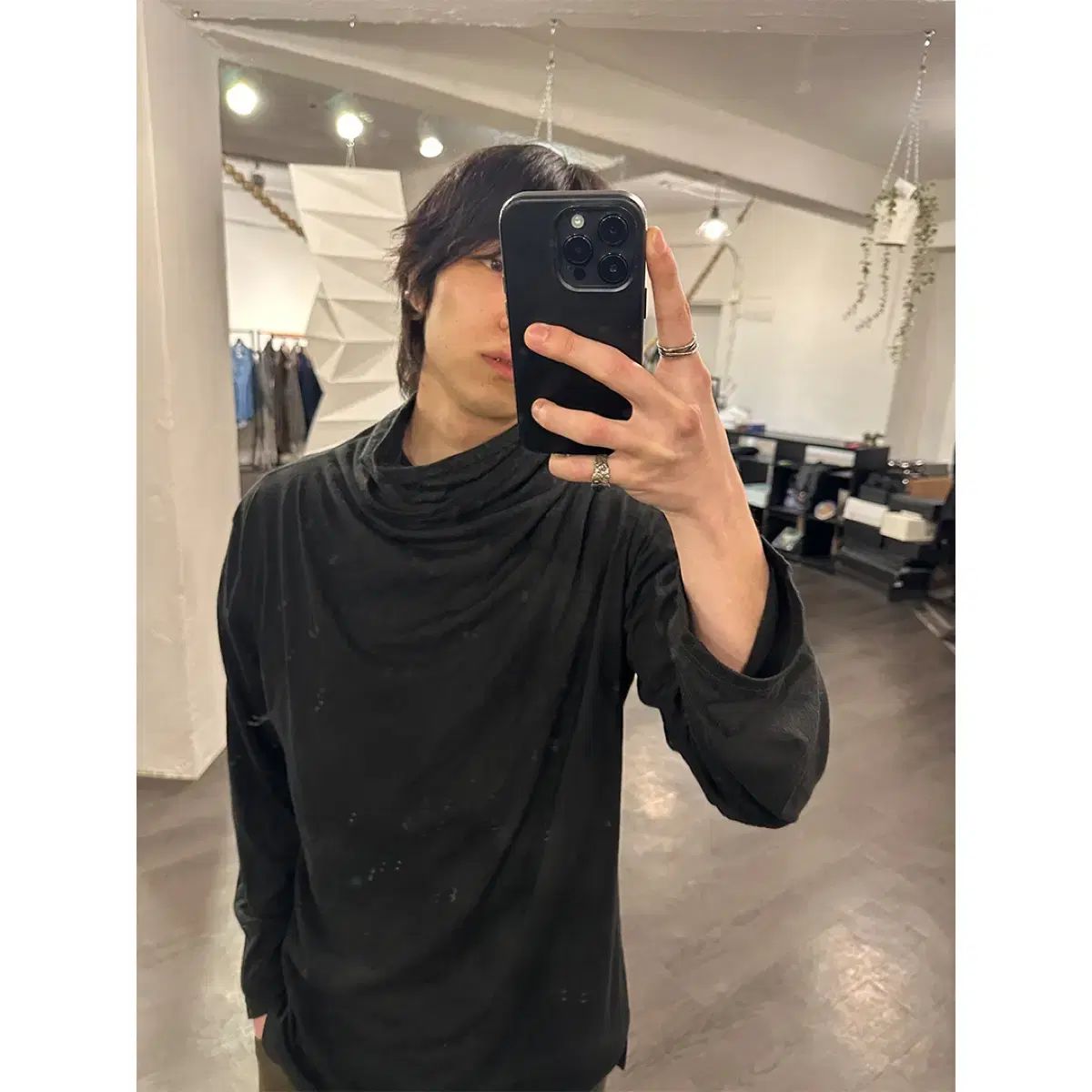 レイヤード 長袖