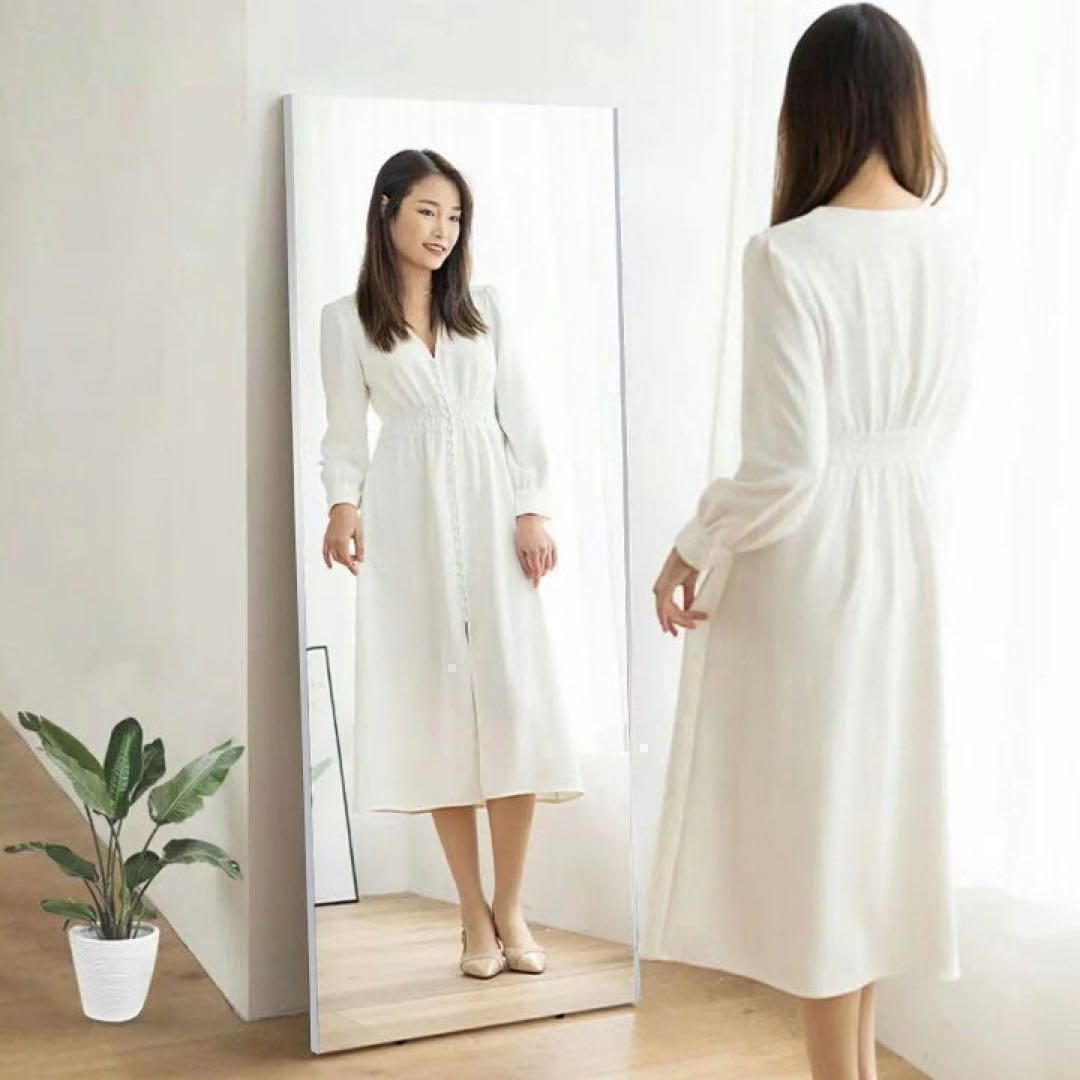 割れない 壁掛けミラー 全身 幅100×高さ160cm ゴールド 1851 割れない 壁掛けミラー 全身 幅100×高さ160cm ゴールド 1851