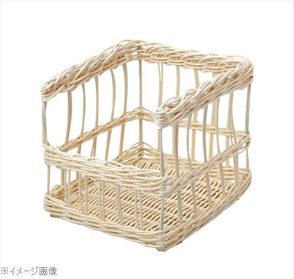 新品】樹脂フランスパンスタンド 前開き 白 大 91－109A 【公式