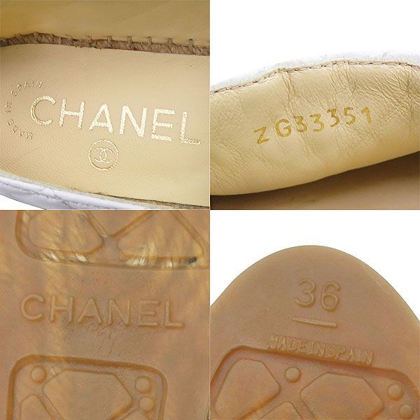 試着のみ 未使用品 シャネル CHANEL エスパードリーユ サイズ37 試着のみ 未使用品 シャネル CHANEL エスパードリーユ サイズ37
